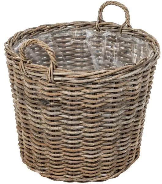 Kurv rund med håndtag Ø55x65cm