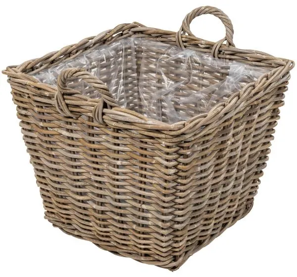 Kurv firkantet med håndtag 55x55x45cm